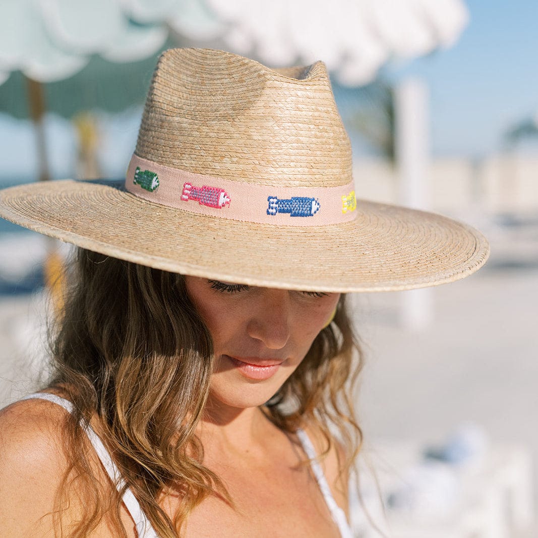 Colorful Fin Palm Hat – Sunshine Tienda®