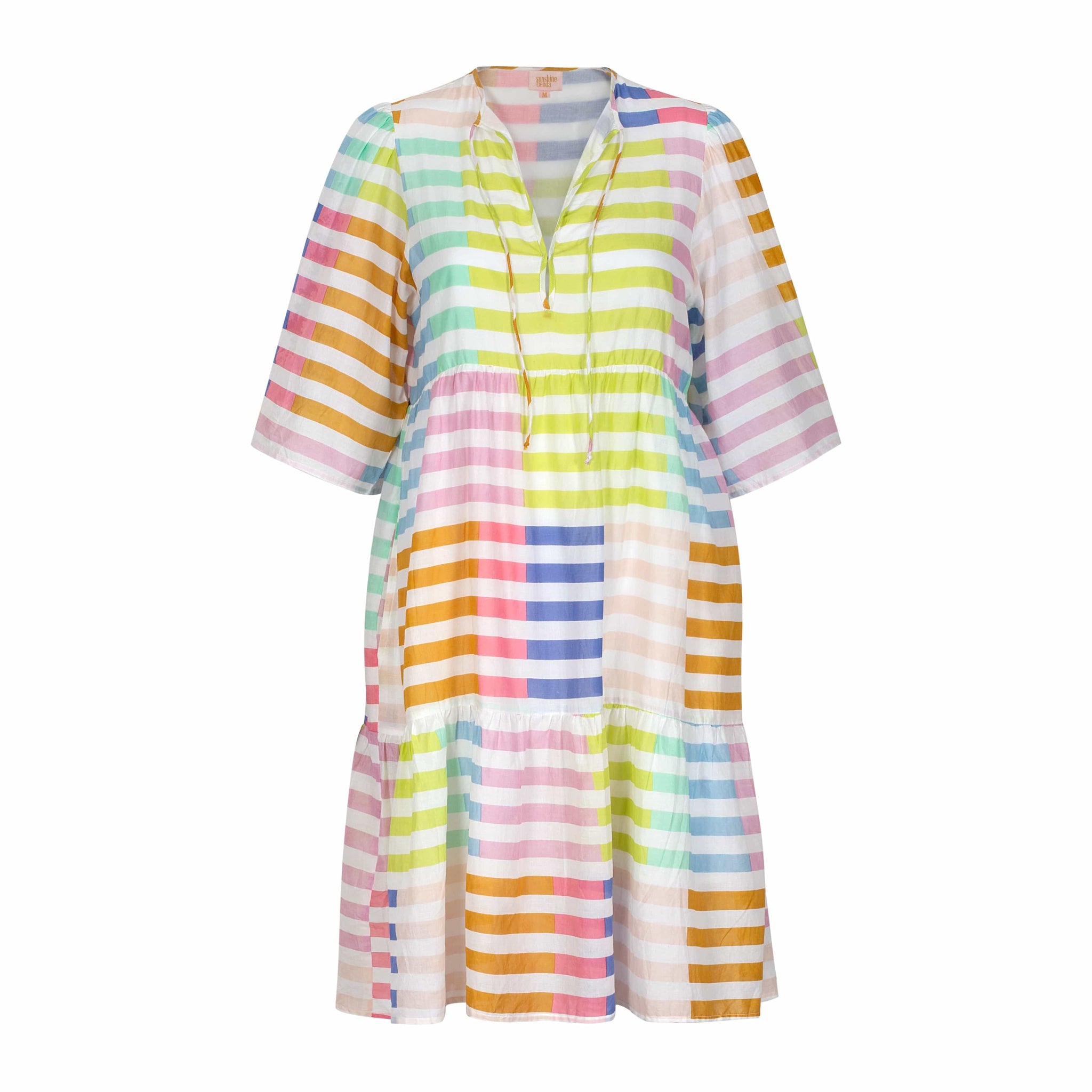 Sunshine Tienda® Colorful Stripe Bondi Dress
