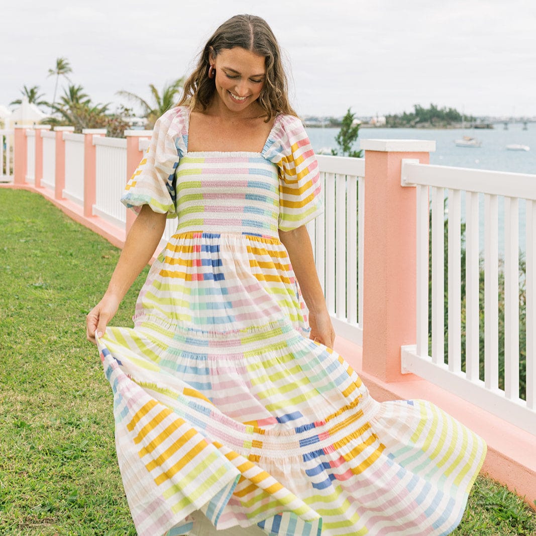 Colorful Stripe Tula Dress – Sunshine Tienda®