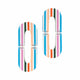 Colorful Striped Rancher Earrings