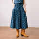 Denim Eyelet Colette Skirt
