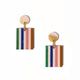 Desert Stripe Block Dangles