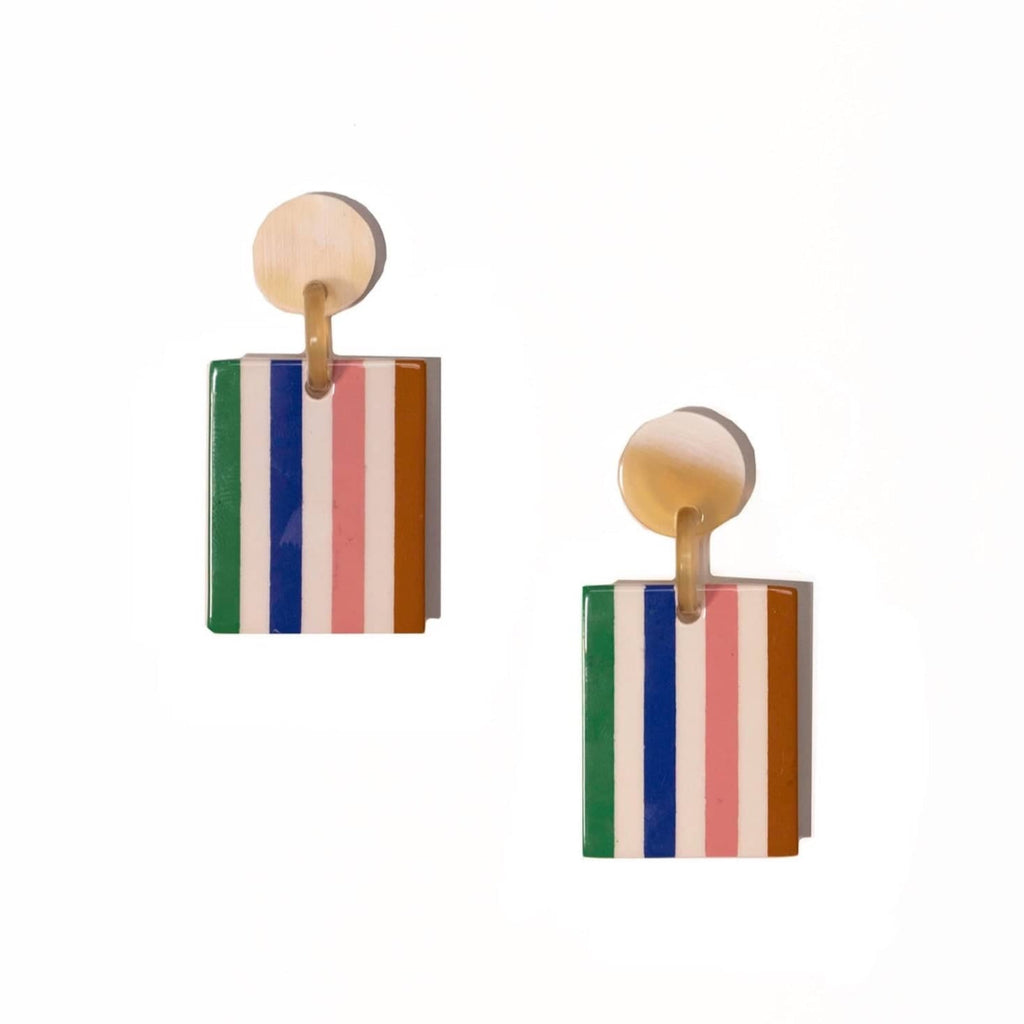 Sunshine Tienda® Desert Stripe Block Dangles