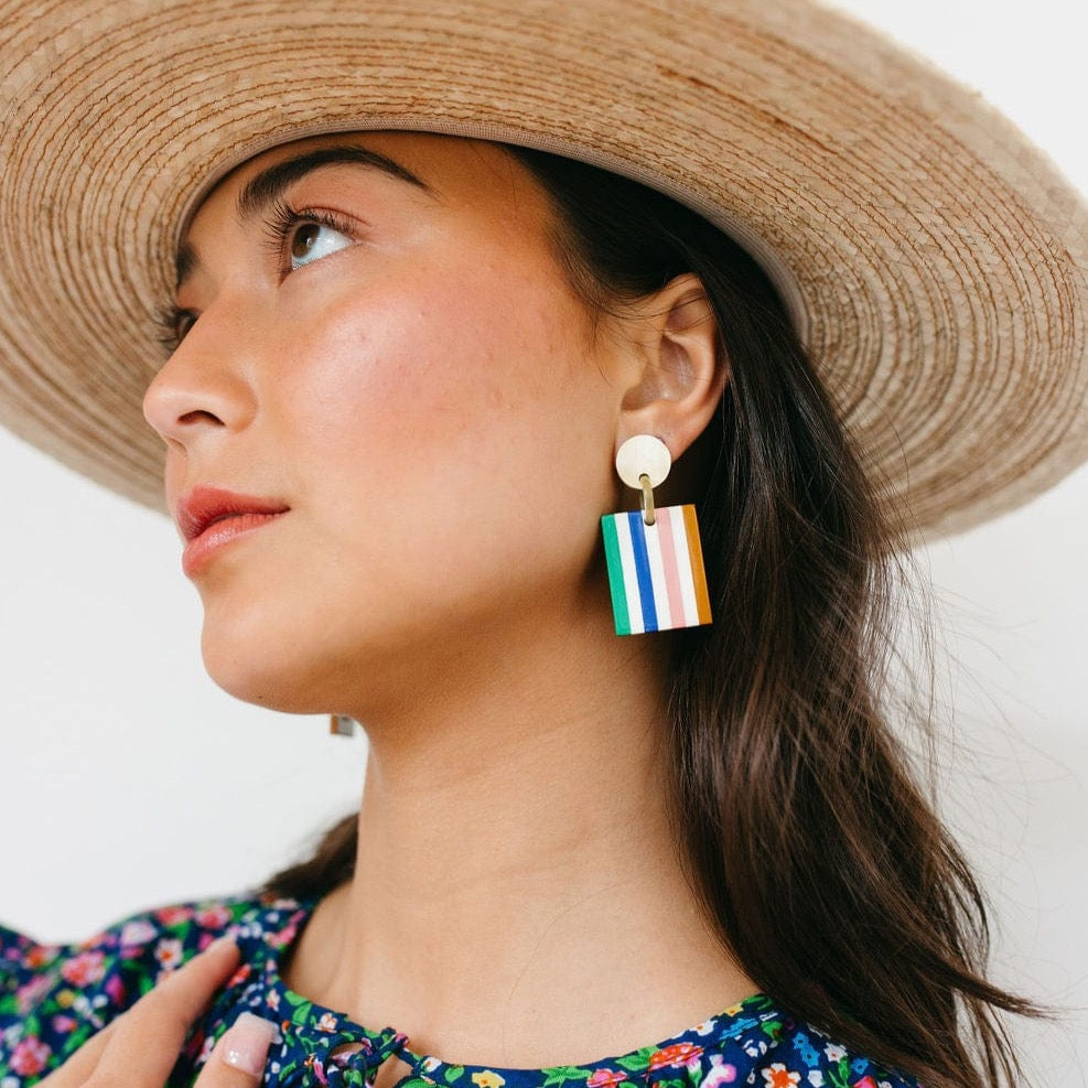Sunshine Tienda® Desert Stripe Block Dangles