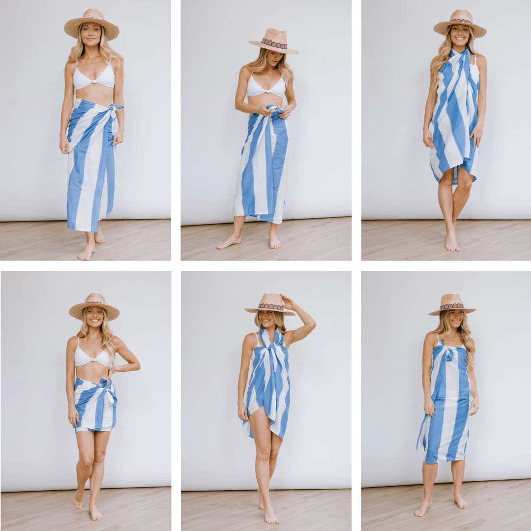 Duval Stripe Sandy Sarong – Sunshine Tienda®