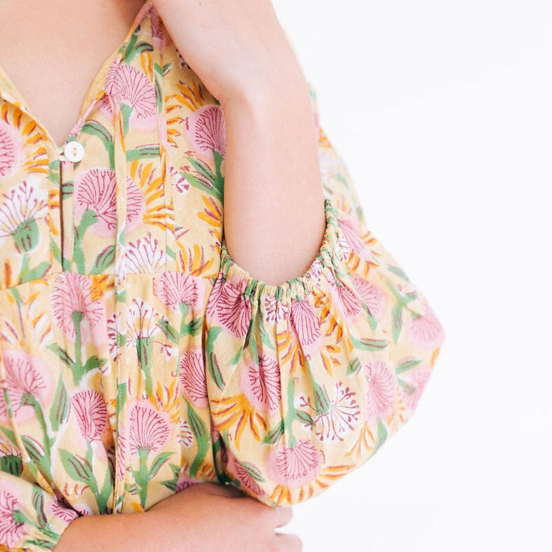 Sunshine Tienda® Fall Marigold Copa Dress