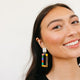 Gem Colorblock Earrings