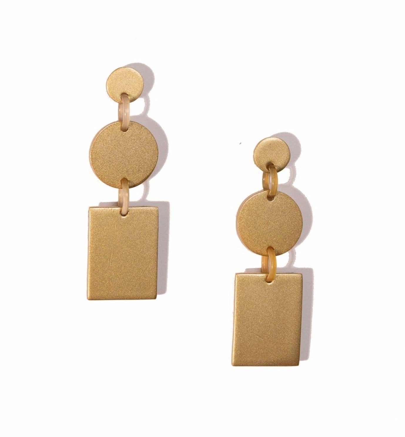 Sunshine Tienda® Gold Metallic Harbor Earrings