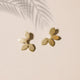 Gold Petal Earrings