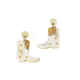 Gold Star Boot Dangles