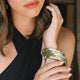Gold Tile Bangle Set