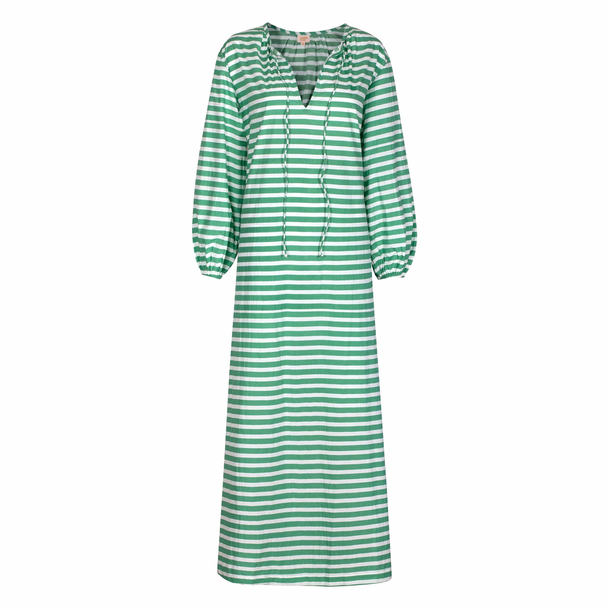 Green and White Stripe Sienna Dress Green and White Stripe Sienna Dress