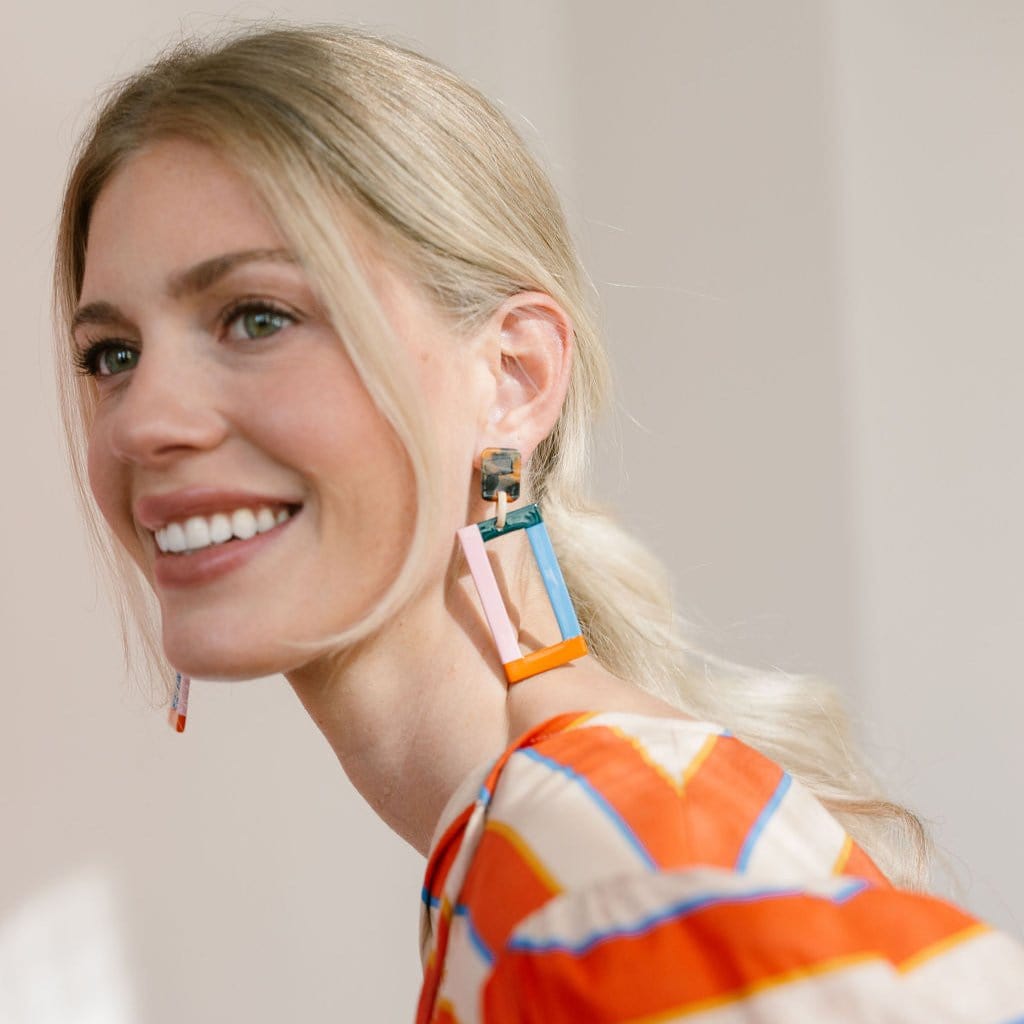 Sunshine Tienda® Gringo Colorblock Earrings