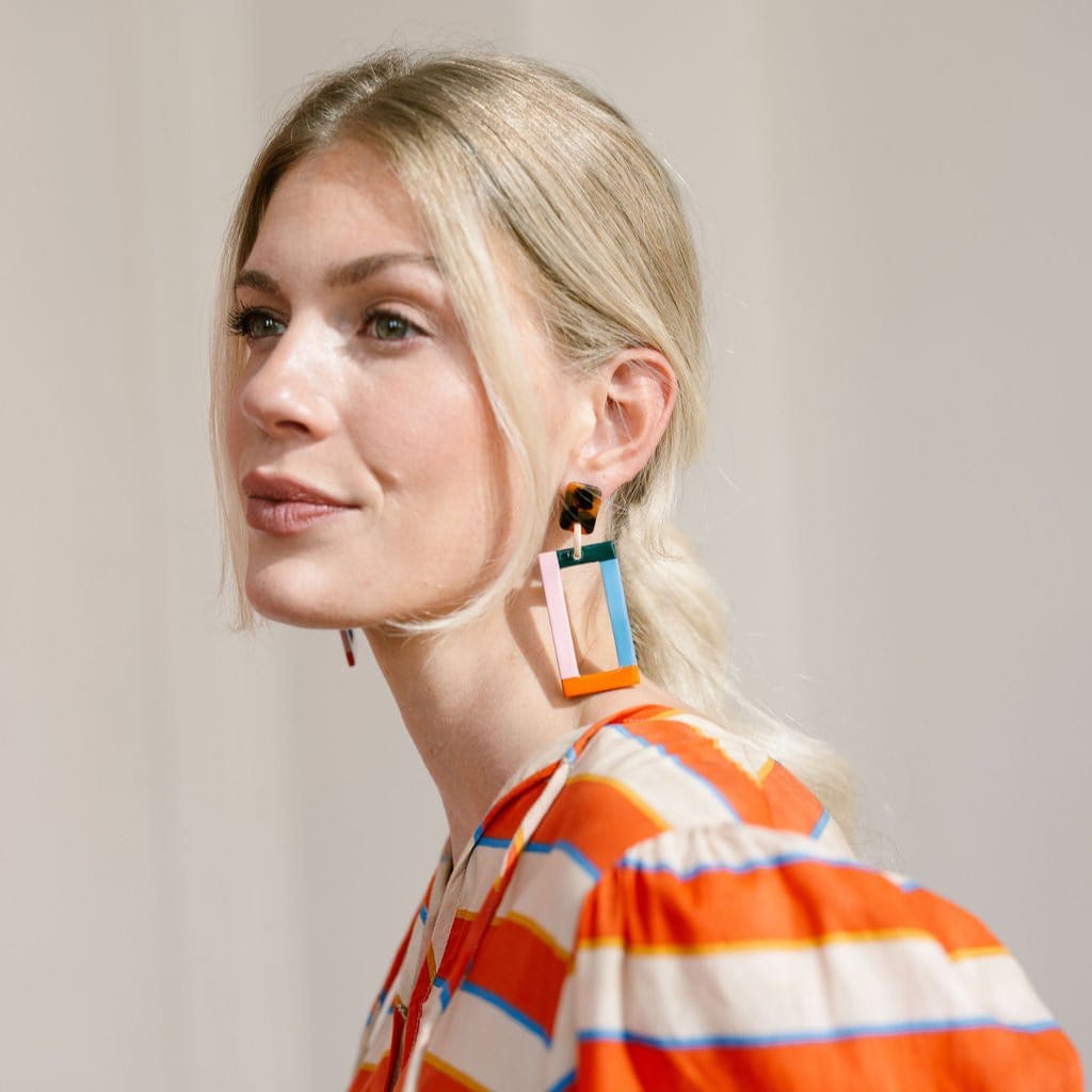 Sunshine Tienda® Gringo Colorblock Earrings