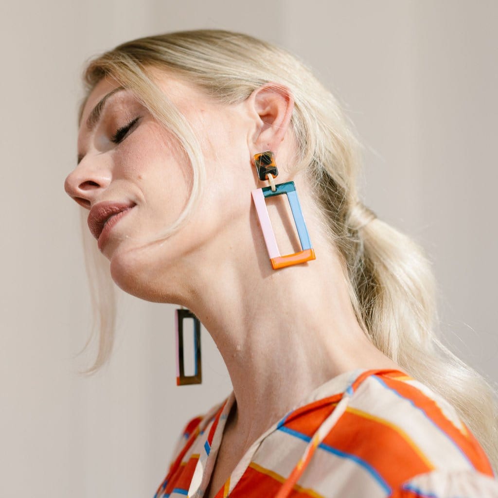 Sunshine Tienda® Gringo Colorblock Earrings