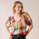 Harbor Plaid Frances Top
