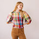 Harbor Plaid Hali Top