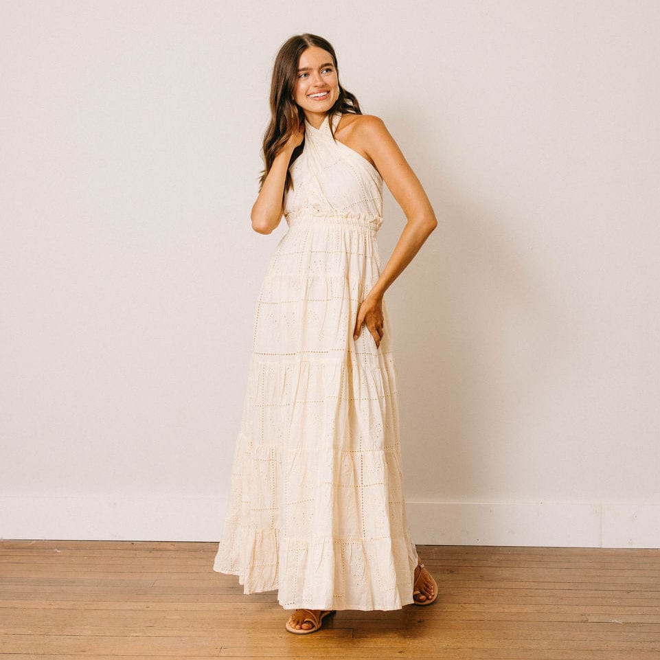 cream shell dress Hunter Bell Dolly Dress