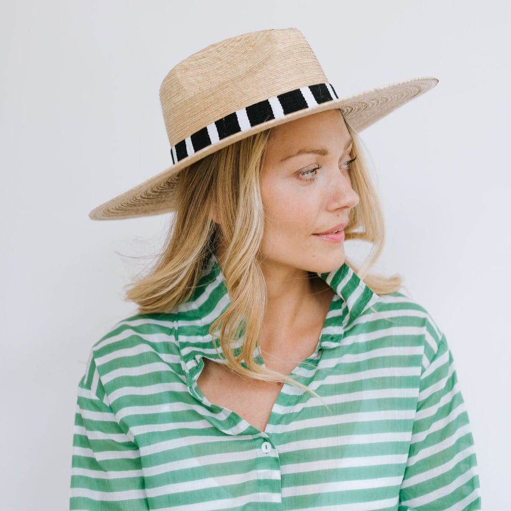 帽子 Fleur Store WOVEN STRIPE HAT Embroidered FlexFit Hat — Custom Screen Printing