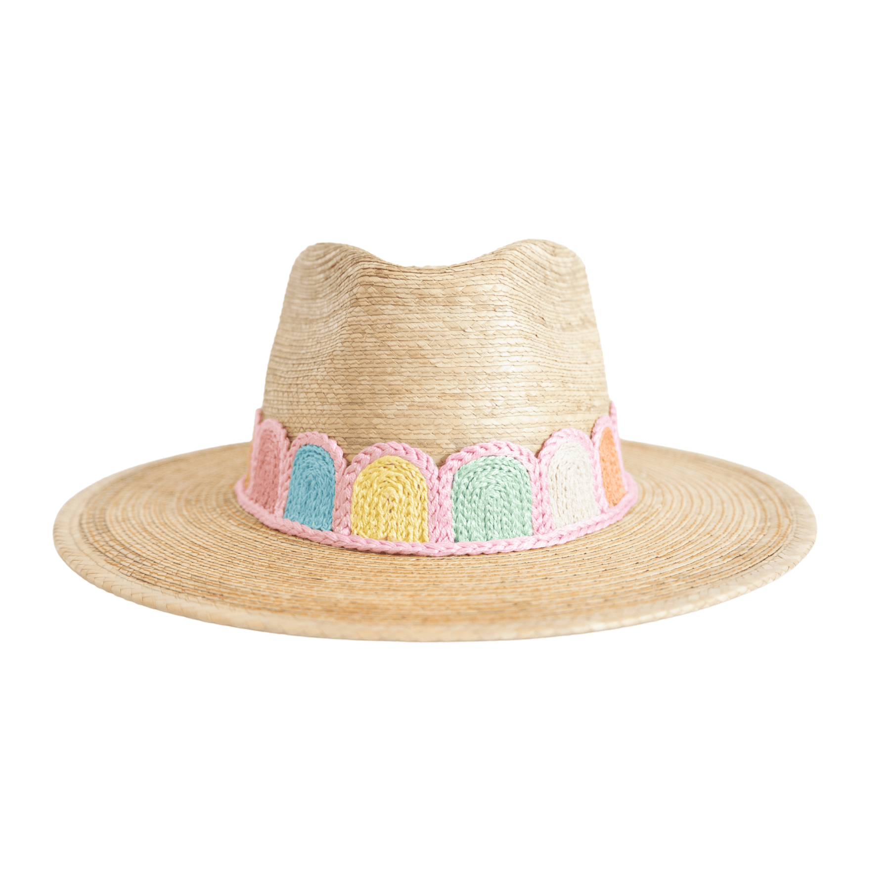 Sunshine Tienda® Kid's Pastel Kandy Crochet Palm Hat