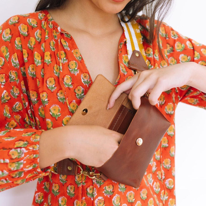 Sunshine Tienda® Leather Cognac Bag