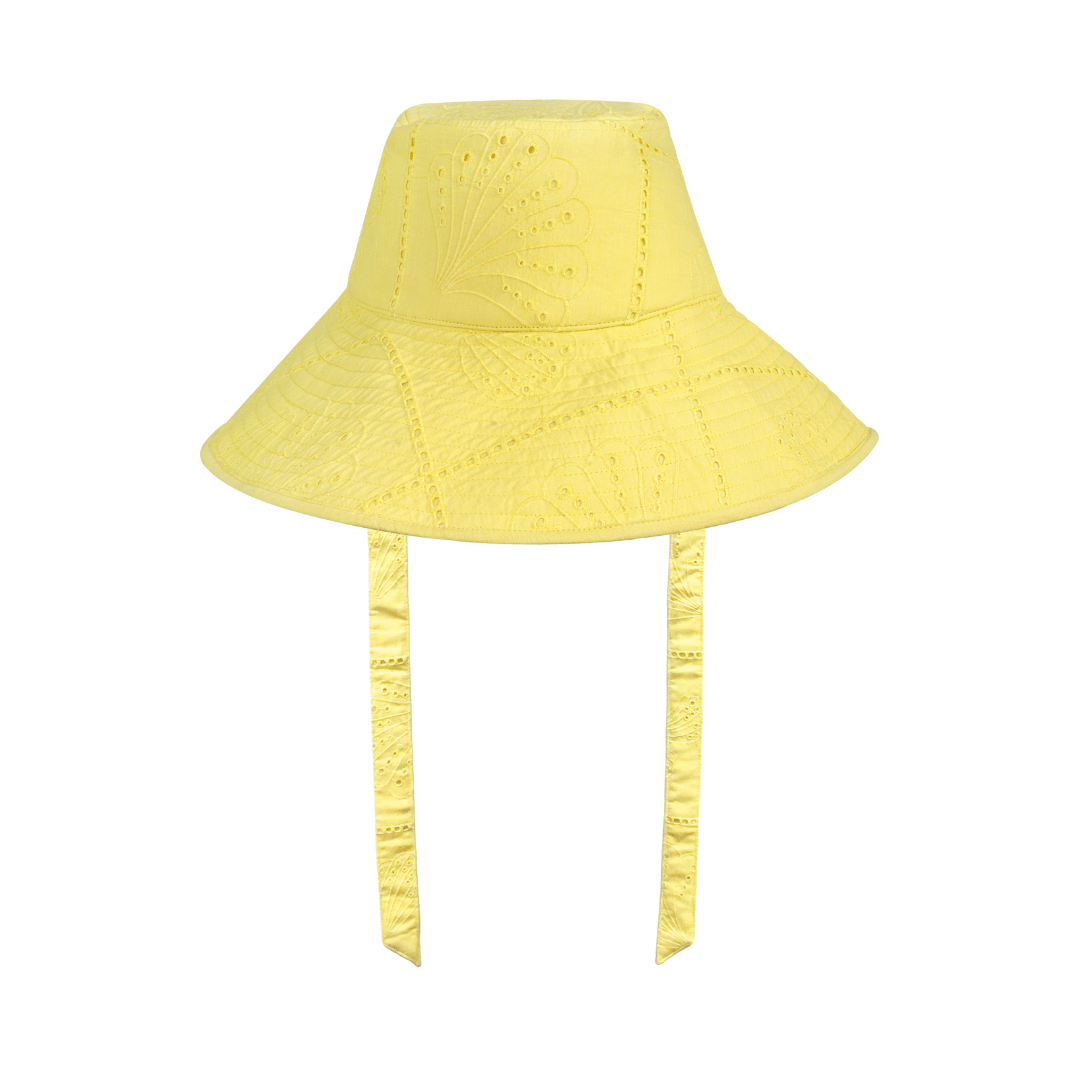 Shell Bay Hat Lemonade Shell Beachy Bucket Hat – Sunshine Tienda®