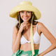 Lemonade Shell Beachy Bucket Hat