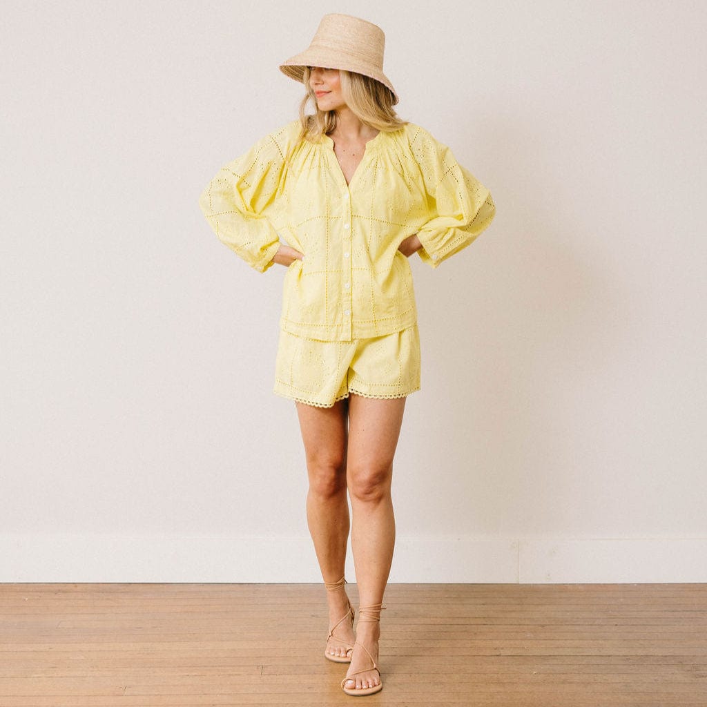Lemonade Shell Lucia Top – Sunshine Tienda®