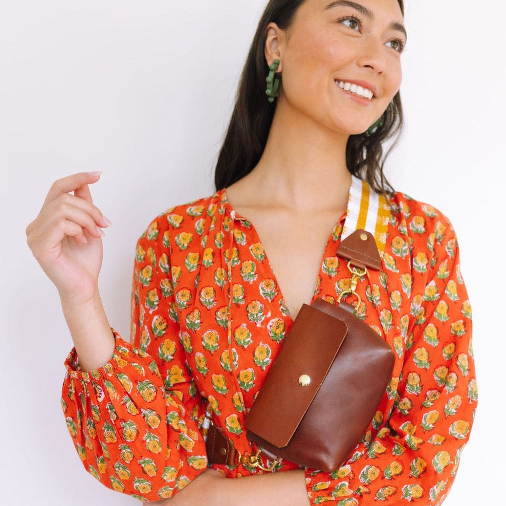 Sunshine Tienda® Lidia Cognac Sling