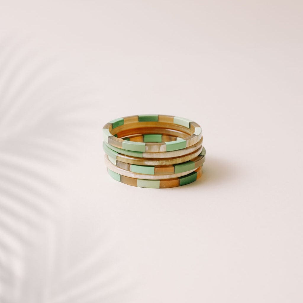 Matcha Tile Mixed Bangle Set – Sunshine Tienda®