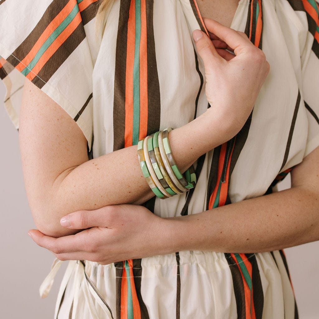 Matcha Tile Mixed Bangle Set – Sunshine Tienda®