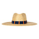 Navy and Orange Palm Hat