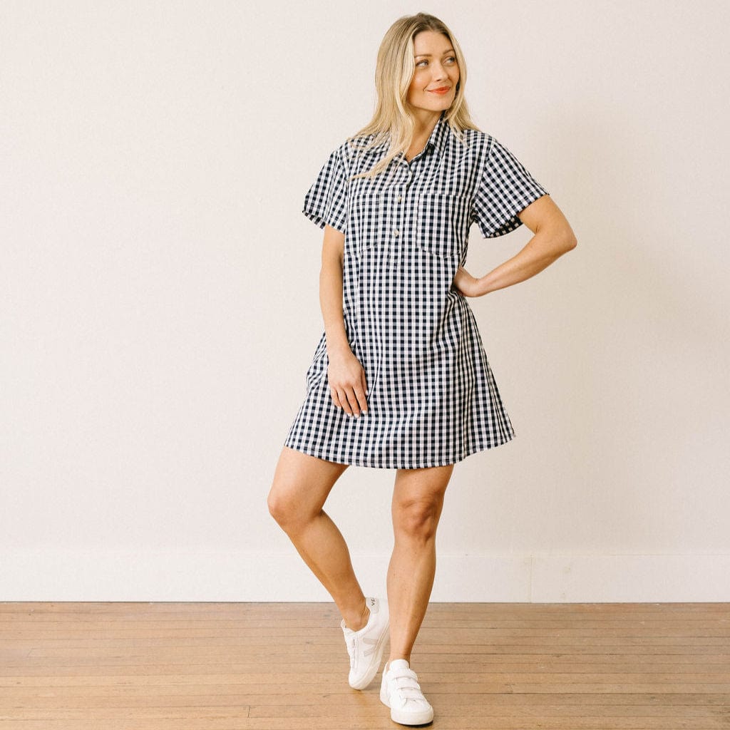 women's black and white checkered dress Black and White Plaid Womens Summer Sleeveless Fashion Dress Casual Loose Round Neck Sundress with Pockets S-3xl at Amazon Women's Clothing store