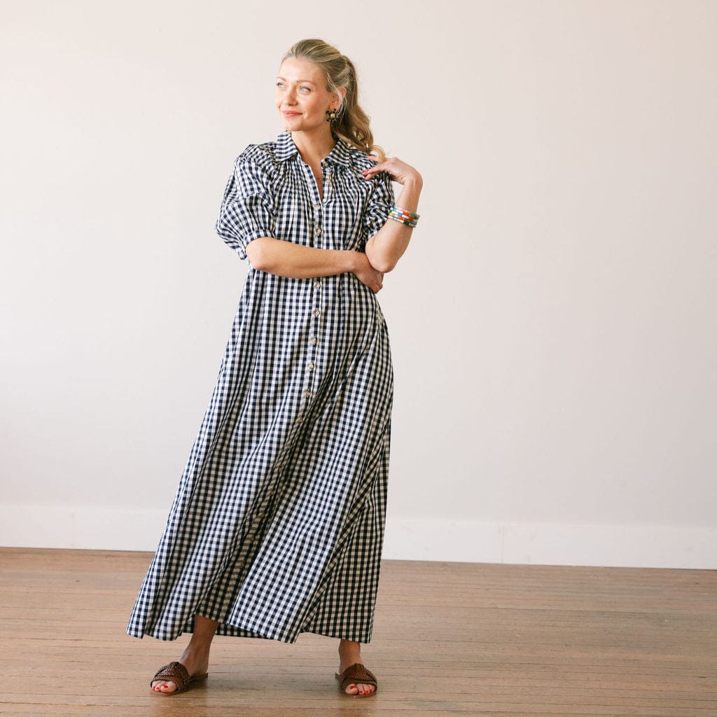Sunshine Tienda Oasis Dress, Size XXL, Navy/White Sunshine Tienda Oasis Dress, Size XXL, Navy/White
