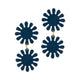 Navy Maria Double Dangles