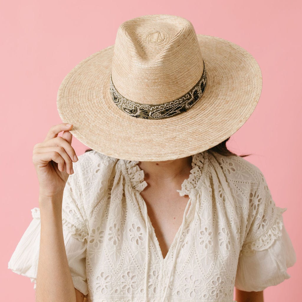 Olive Bandana Palm Hat – Sunshine Tienda®