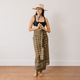 Olive Bandana Tie Sarong