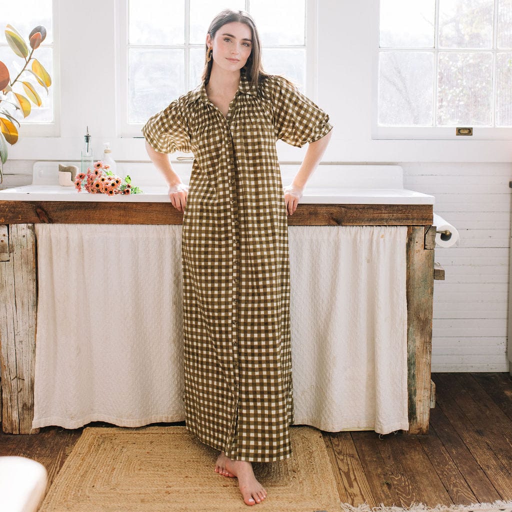 Sunshine Tienda® Painted Gingham Oasis Dress