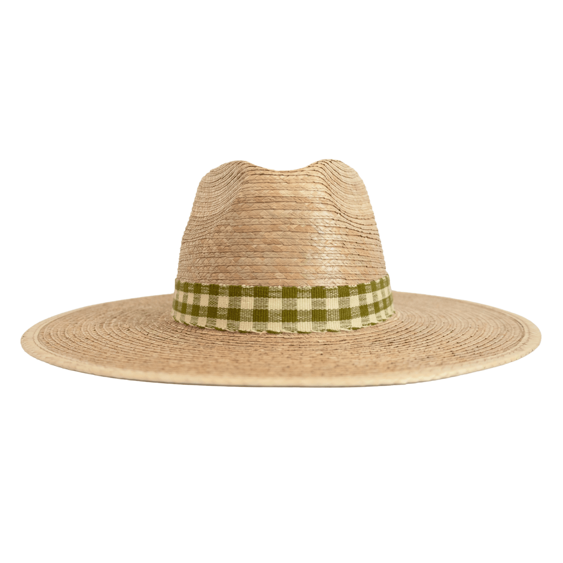 Sunshine Tienda® Painted Gingham Palm Hat