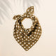 Painted Gingham Scarf
