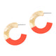 Palma Block Hoops