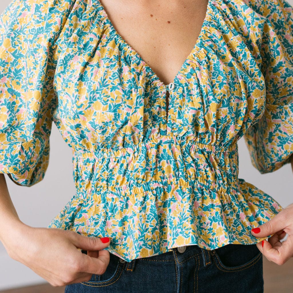 Paradise Floral Calypso Top – Sunshine Tienda®