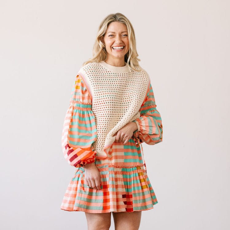 Peach Kennedy Sweater Vest – Sunshine Tienda®