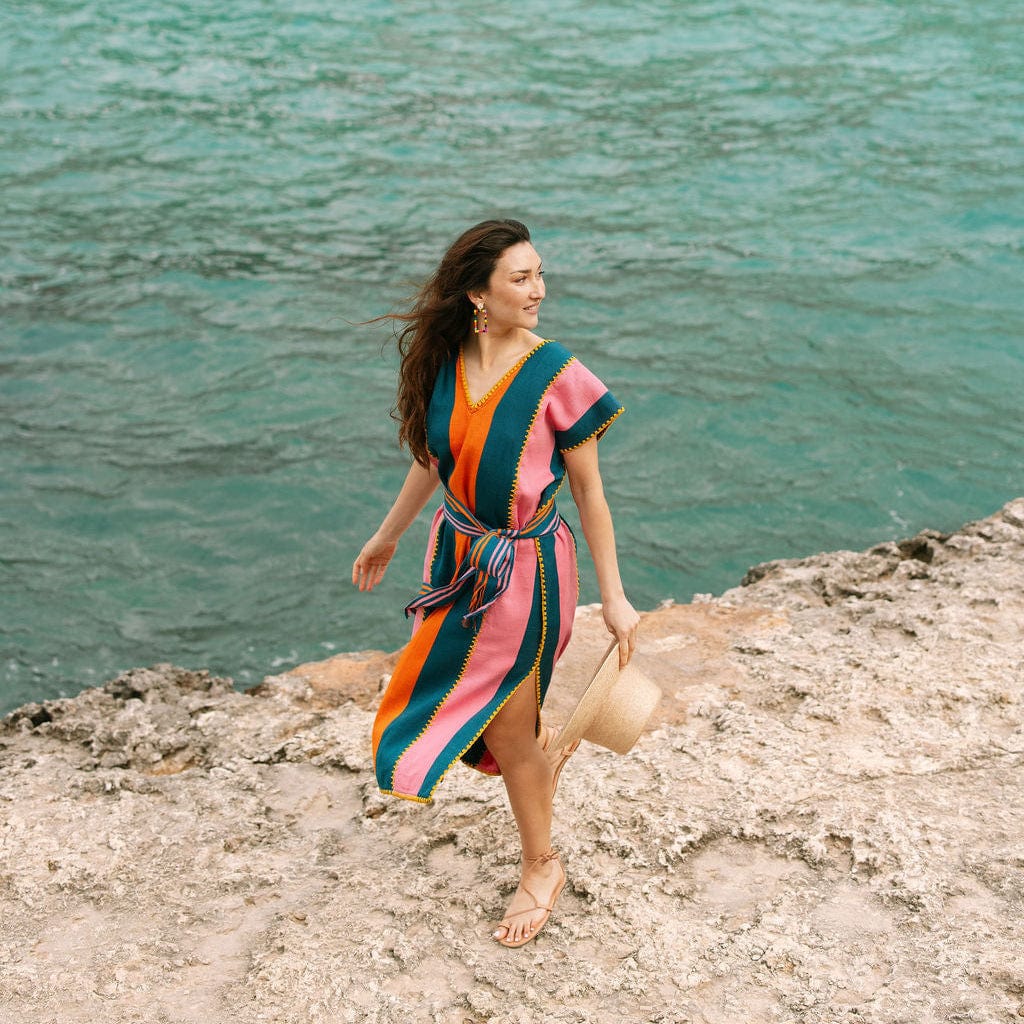 Puerto Stripe Caftan XS/S