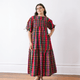 Que Paso Plaid Katrin Dress