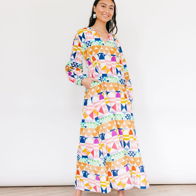 Sunshine Tienda® Quilted Plaid Sienna Dress