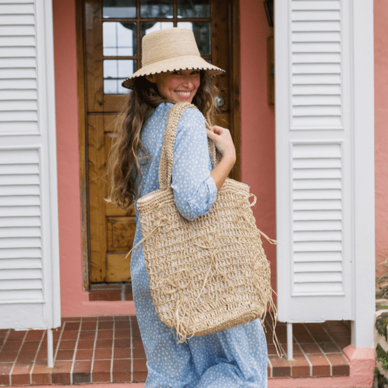 Raffia Ribbon Tote