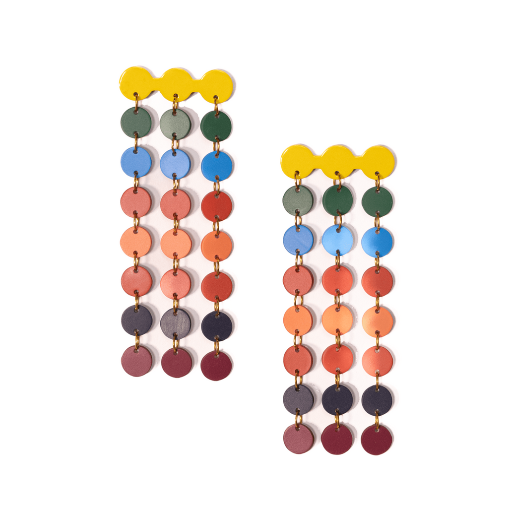 Sunshine Tienda® Rainbow Cascade Earrings
