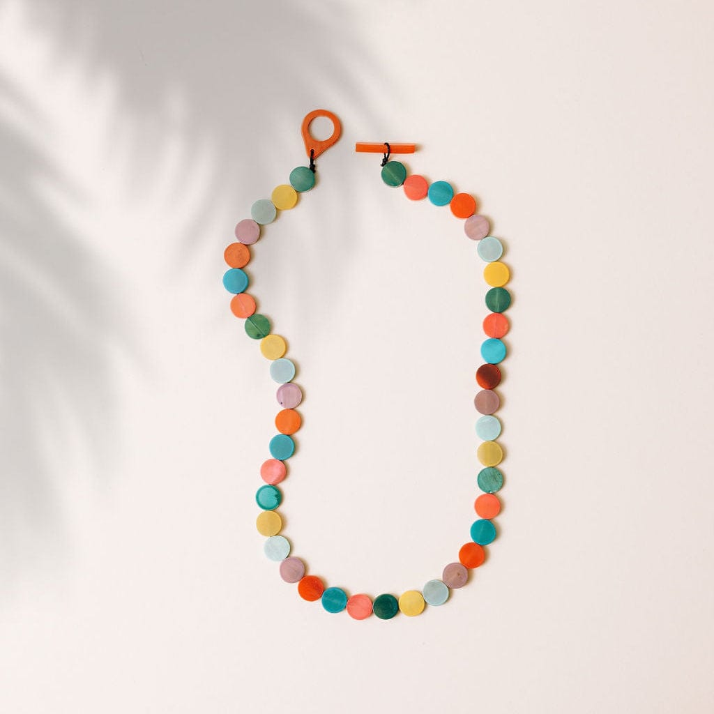 Sunshine Tienda® Rainbow Confetti Necklace