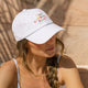 Rainbow Embroidered Sunshine Club Baseball Hat